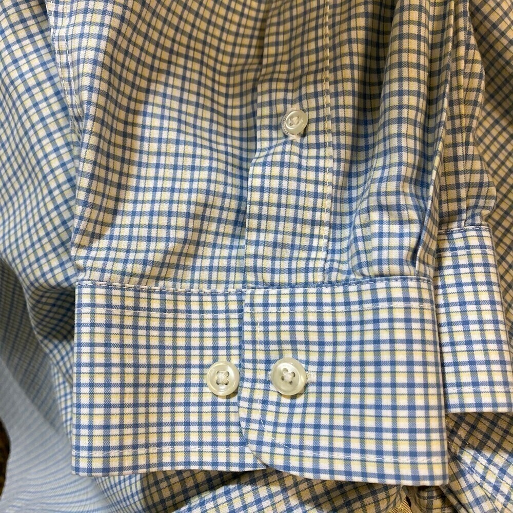 L.L. Bean 100% Cotton Wrinkle Resistant Men's Dress Shirt Size Large REG - Picture 6 of 7